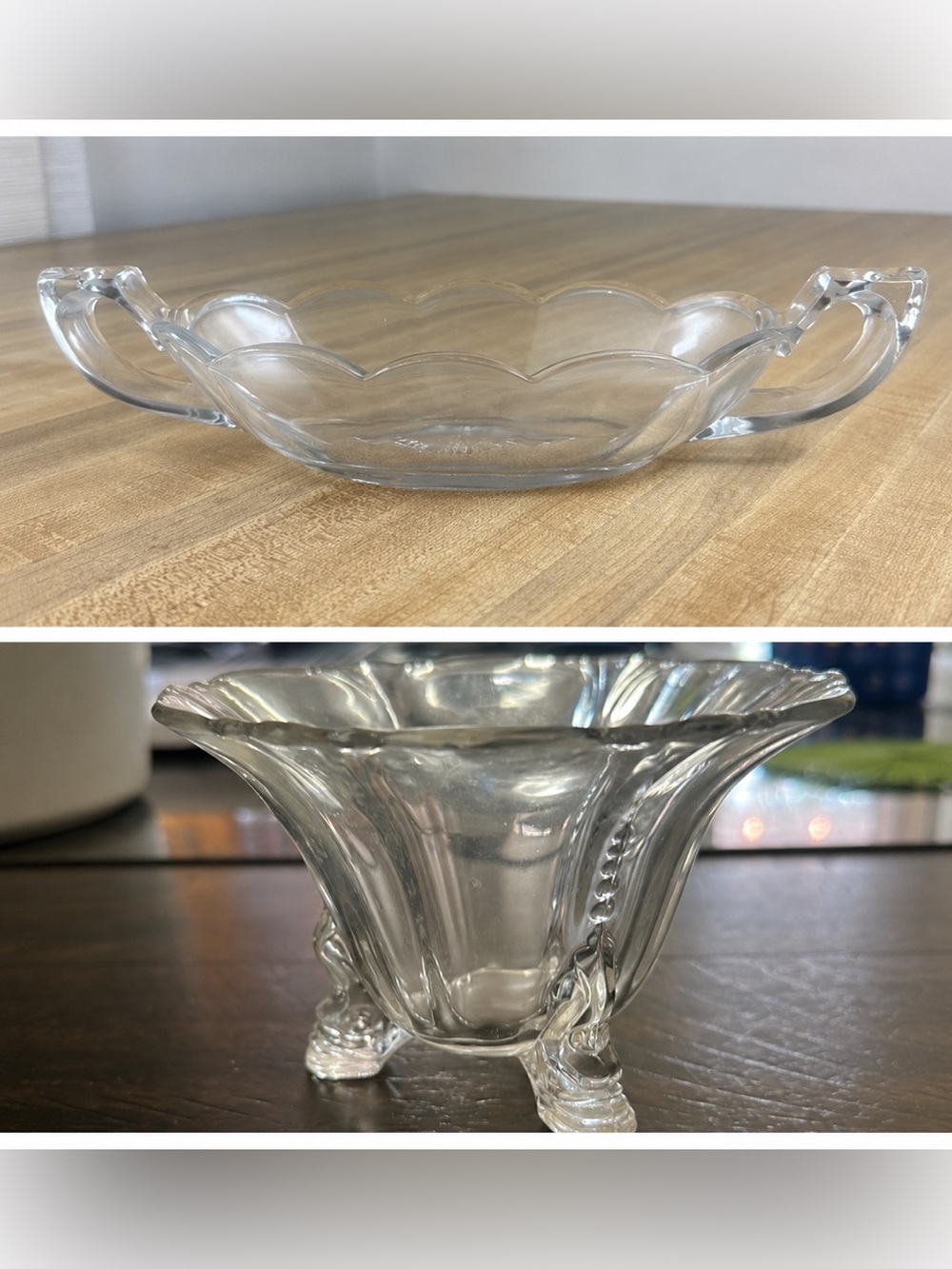 Bundle of Vintage Glass Dishes